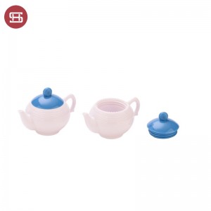 1024# cute shape Empty Custom Cream Jar Tea pot shape cosmetic jar