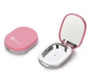 1031#  new customize  compact powder case container with mirror