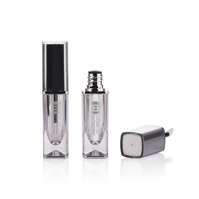 High quality square shape empty plastic customize lip gloss bottle #1054 Featured Image
