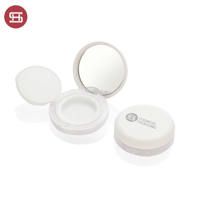 Chinese Professional Cosmetic Bottle -
 Round Empty Air BB Cushion powder case with mirror #1067 – Huasheng