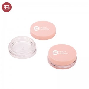 1069# Round shape Empty Custom Cream Jar portable cosmetic jar