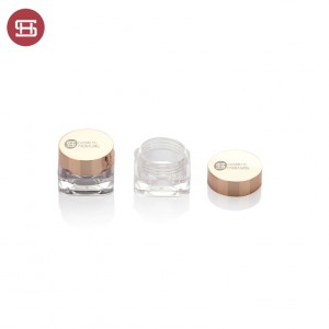 Luxury empty lotion jar round shape plastic cosmetic jar  1070#