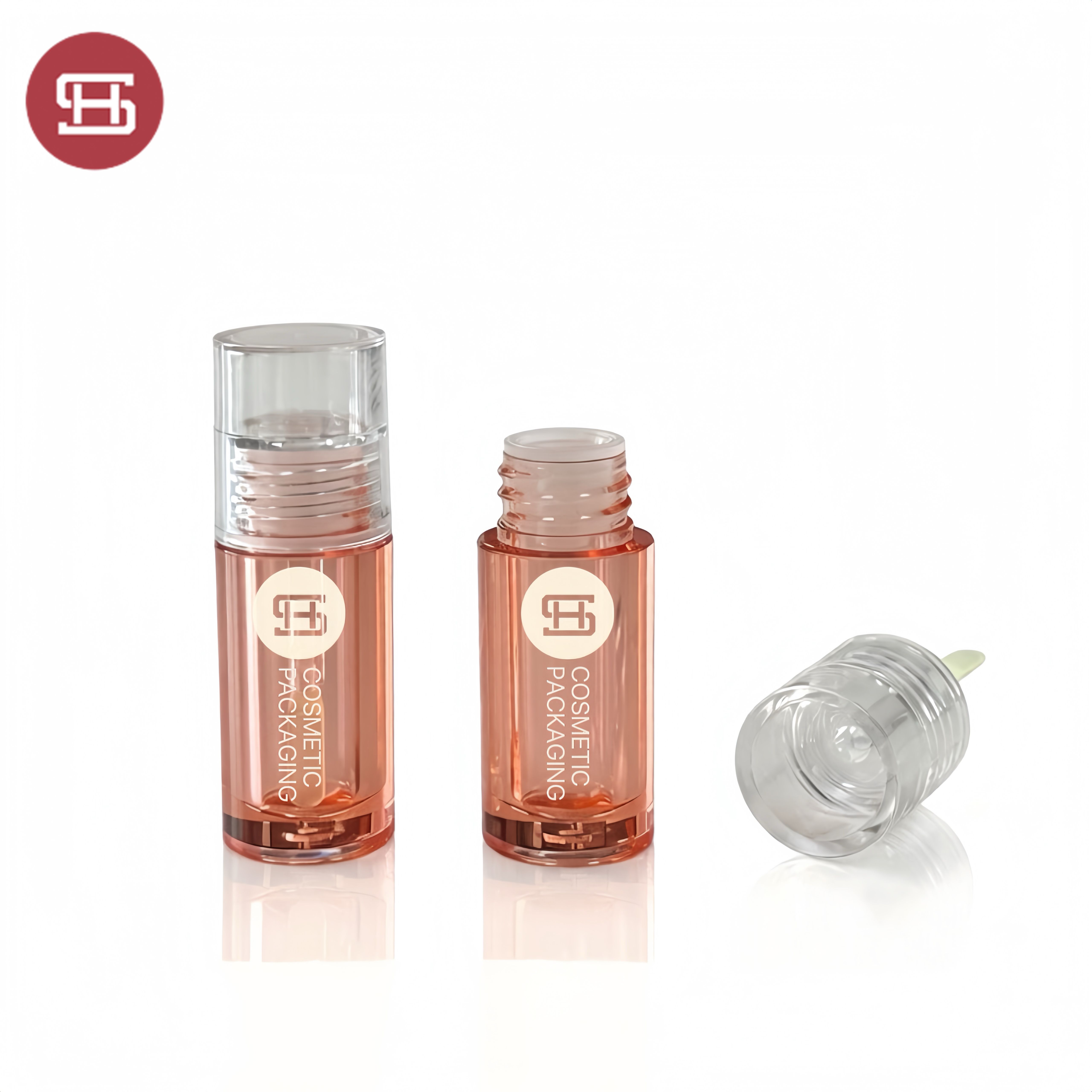 Transparent lipgloss tube cute plastic lip glaze tubes #1213D Featured Image
