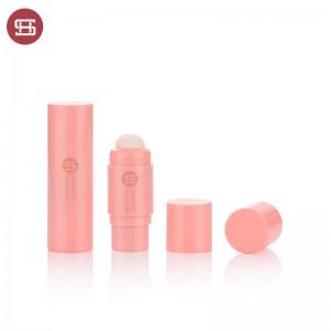 Empty loose powder container double head loose powder case with puff #1235