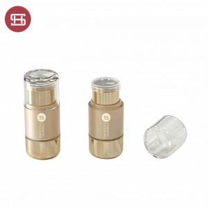 Custom empty blush powder tube plastic concealer powder stick #1242