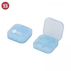 4 colors Eyeshadow palette empty square plastic Eyeshadow Case 1248#