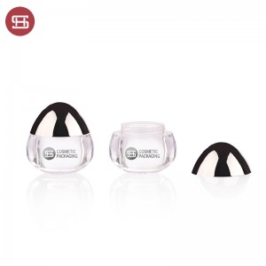 1249# cute shape Empty Custom Cream Jar cute cosmetic jar