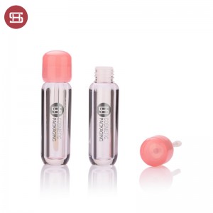 round empty lip glaze tube plastic lipgloss tube #1264