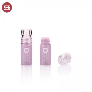 Mini round empty lipgloss tube plastic lip glaze tube #1292