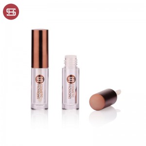 Round empty lipgloss tube plastic lip glaze tubes #1297