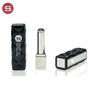 Empty lipstick tube cute lipstik case with mirror plastic lipstick container #1302