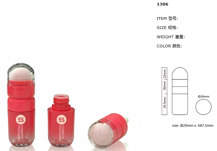 https://www.hspackaging.com/2 in 1 blush tubes Empty lipstick tube plastic lipstick container #1306.html