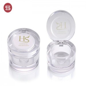 High Quality Eyeshadow Palette -
 single small round shape empty eyeshadow continer – Huasheng