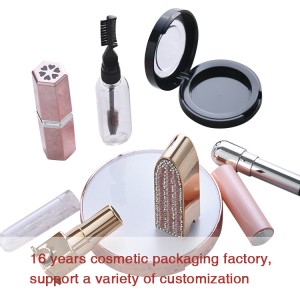 Factory Custom Makeup Tools Makeup Compact Powder Lip Gloss Tube Eyeshadow Palette Case Kit With Logo