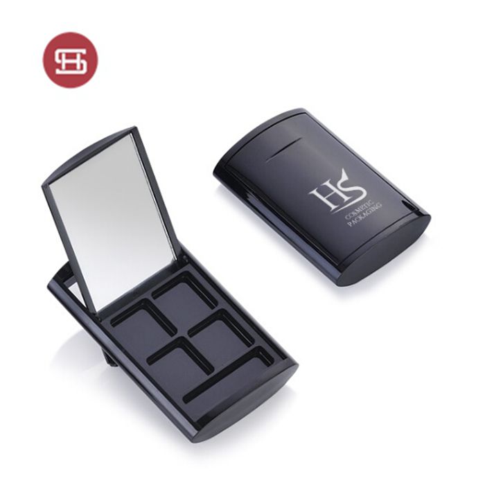 High Quality Eyeshadow Palette -
 plastic empty makeup eyeshadow case 4 color with mirror  – Huasheng