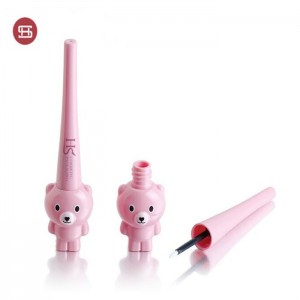 2019 wholesale price Empty Eyeliner Tube -
 cute unquie design bear shape bottle tube empty eyeliner  – Huasheng