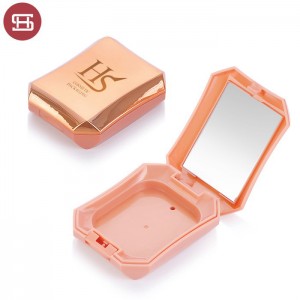 square empty compact powder case