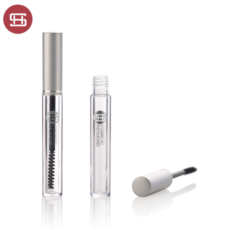 Hot New Products Transparent Lip Gloss Tube -
 New promotion clear round makeup cosmetic plastic empty lipgloss tube containers with brush – Huasheng