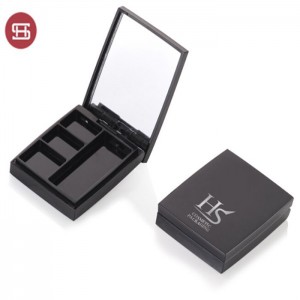 Hot-selling Clear Eyeshadow Case -
 Cheap custom empty black magnetic makeup eyeshadow  – Huasheng