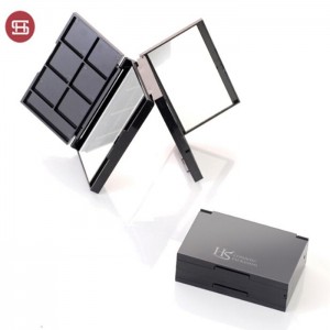 Two set 10 color empty eyeshadow palette container