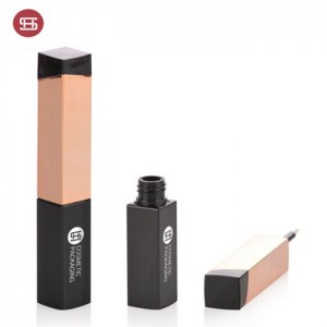 Square new plastic eyeliner liquid container OEM well sale tube