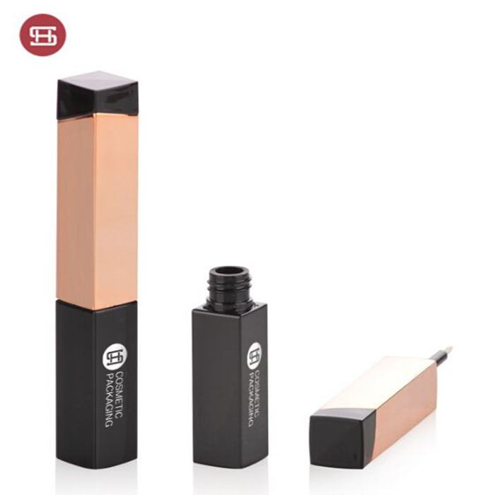 OEM China Rose Gold Eyeliner Tube - Square new plastic eyeliner liquid container OEM well sale tube  – Huasheng