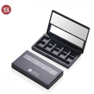 Special Price for Glitter Eyeshadow Pallette -
 Best sale empty 10 color rectangle magnet eyeshadow with open window  – Huasheng