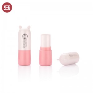 Cute empty lipstick tube plastic animal shape lipstick container #9026B