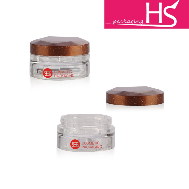 2019 High quality Luxury Empty Cosmetic Jar -
 Custom empty round plastic clear cosmetic jars – Huasheng