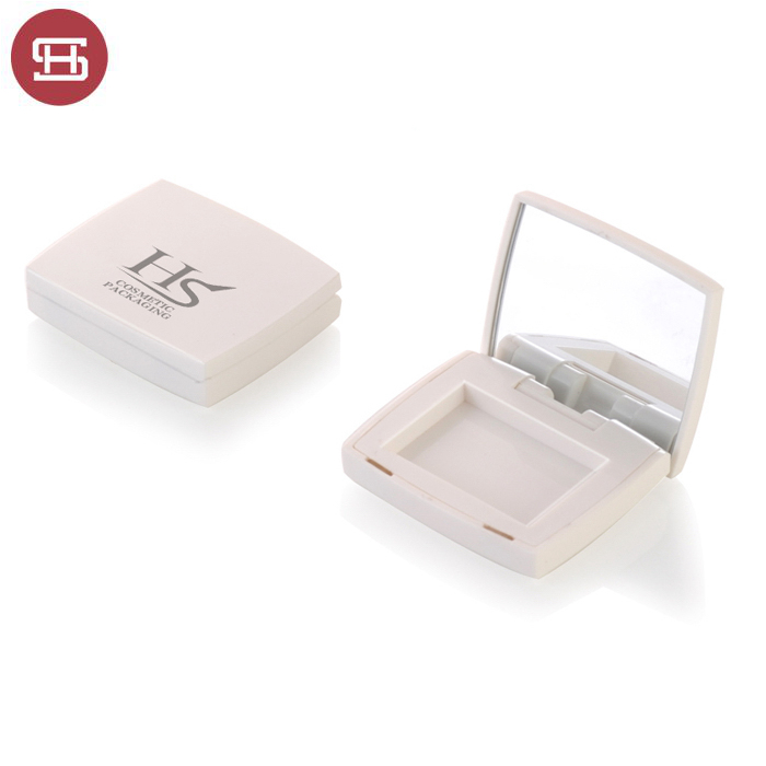 2019 wholesale price Natural Empty Blusher Compact Powder Case -
 Wholesale hot sale cosmetic cheap pressed white empty compact powder case packaging – Huasheng