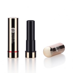 9183# luxury gold round lipstick tube
