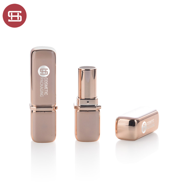 Hot sale Matte Lipstick -
 Wholesale Custom Packaging Luxury Gold Empty Lipstick  Tube Containers  – Huasheng
