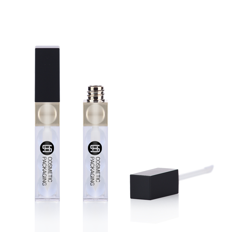 Empty square shape lipgloss tube customized lipglaze container #9193 Featured Image