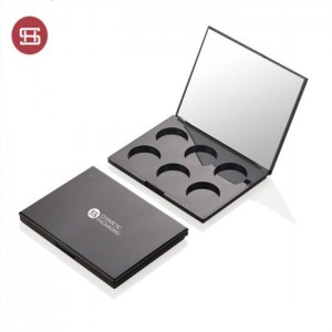 Hot Selling for Three Color Eyeshadow Case -
 OEM high quality empty 6-pan professional makeup eyeshadow – Huasheng