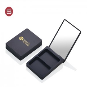 2 color magnet well sale empty plastic eyeshadow packaging