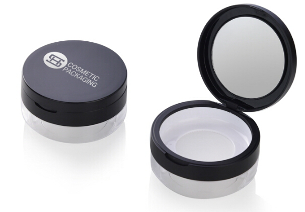 Wholesale Price China Empty Mini Cosmetic Cream Packaging -
 round  empty loose powder case with mirror – Huasheng