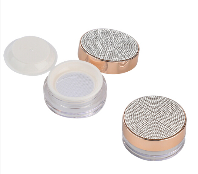 China Cheap price Loose Powder Case With Mirror -
 luxry round  empty loose powder case  – Huasheng