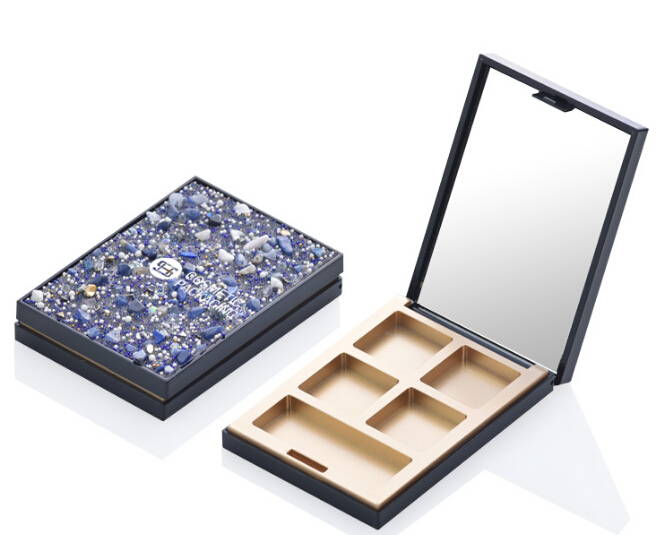 Professional Design Metal Case Eyeshadow Palette -
 new design 4 color empty eyeshadow case—ITEM NO 9546 – Huasheng