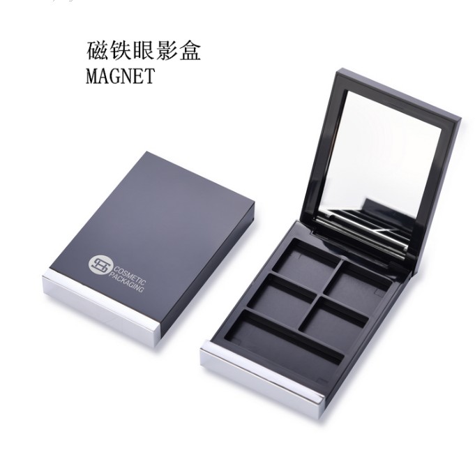 Super Lowest Price Custom Eyeshadow Case -
 4 color eyeshadow case with mirror & blush place—ITEM NO 9552B – Huasheng