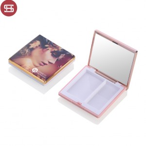 New products wholesale 3D printing cosmetic pressed  empty compact powder case packaging