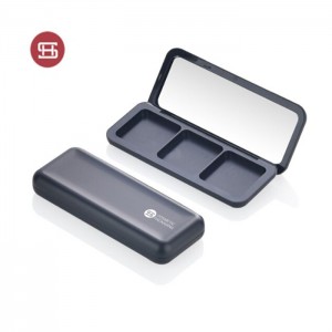 3 color plastic makeup eyeshadow with mirror new item product