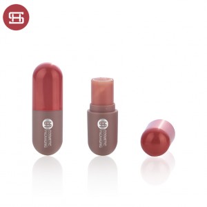 OEM mini 1.5g cute capsule lipstick tube packaging