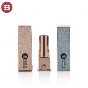 Factory Outlets Empty Lipstick Tube Container -
 Wholesale Custom Packaging Diamond Luxury Gold Empty Lipstick  Tube Container With Mirror – Huasheng