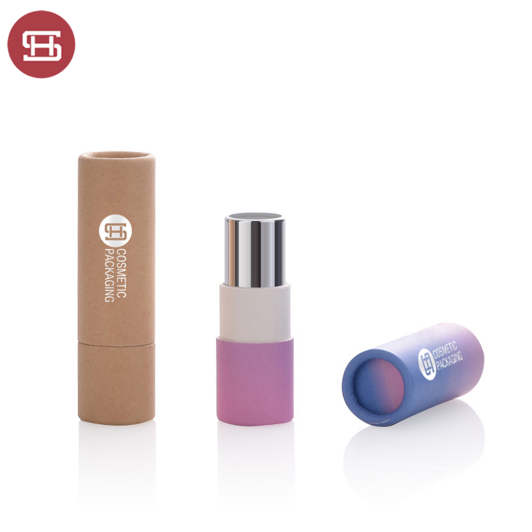 9701# Biodegradable lip balm tube paper lipstick paper tube recycled lip balm packaging Featured Image