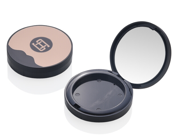 Manufacturer for Empty Bb Cushion Compact Powder Case -
 9734# dia 60mm  plastic makeup compact packaging with mirror – Huasheng