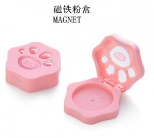 2019 China New Design Empty Magnetic Palette -
 9740# cat paw cute empty compact powder case packaging – Huasheng