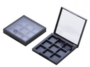 Free sample for Eyeshadow Cosmetic Case -
 9 color square shape inner pallet plastic eyeshadow open window  – Huasheng