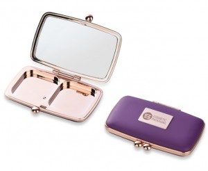 9759B# new empty compact powder case packaging plastic makeup packaging with mirror