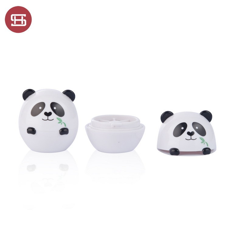OEM/ODM Factory Clear Lip Balm Tubes -
 9787# Wholesale Cute Panda Shaped Empty Lip Blam Jar – Huasheng
