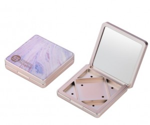 5  color New design  unique inner pallet  eyeshadow case  with  mirror